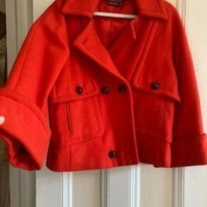Gorgeous Comptoir des Cotonnier Orange Wool coat - Size 36